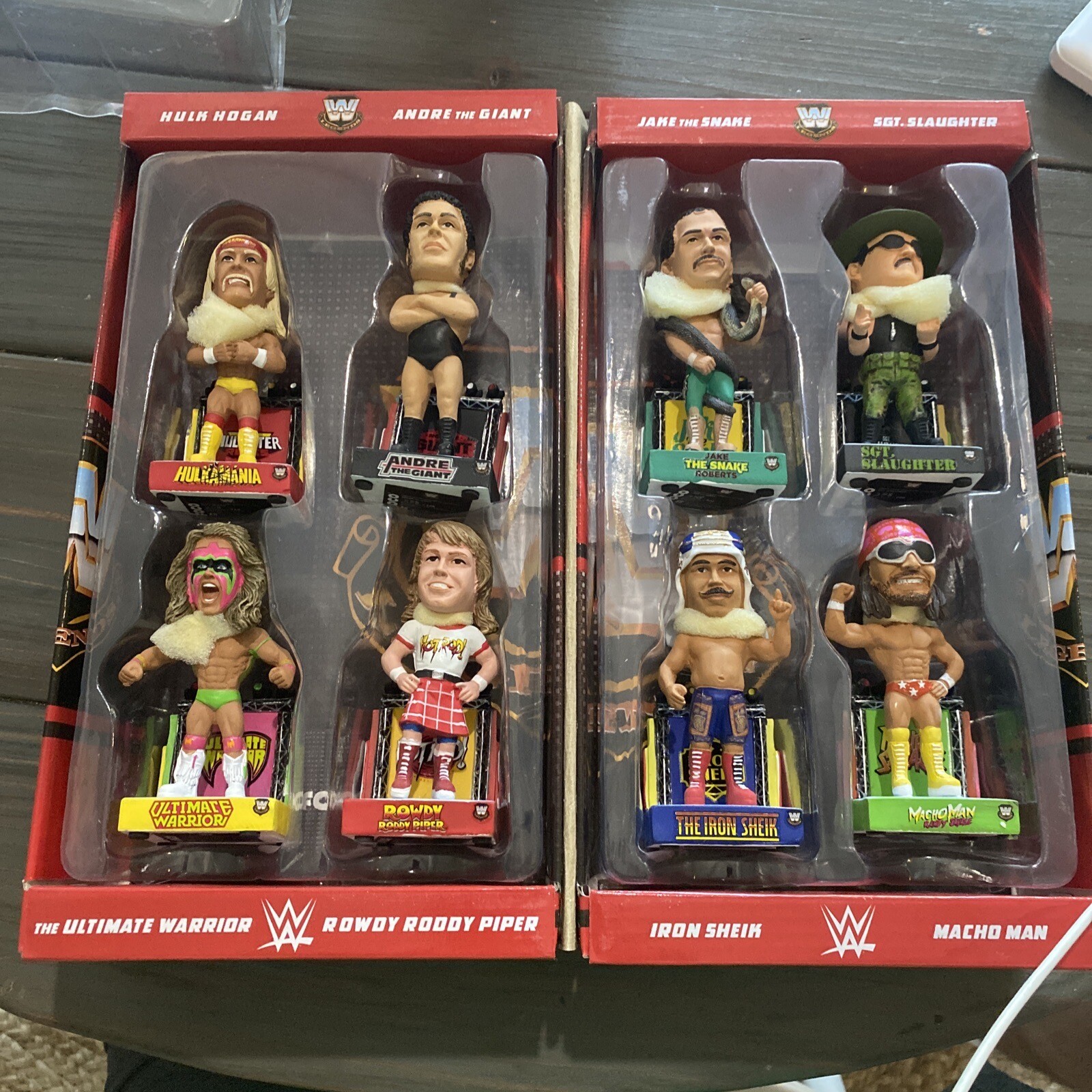 WWE 1980s Commemorative Mini Boxed Set Bobblehead WWE Wrestling | eBay