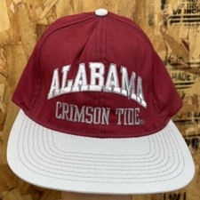Vintage Alabama Crimson Tide Snapback Spellout Hat Cap P Brand USA Roll Tide