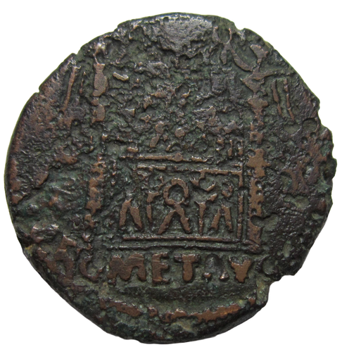 TIBERIUS AS CAESAR. Ae As. LUGDUNUM MINT, CIRCA 12-14 AD. ALTAR REVERSE. - 第 2/3 張圖片