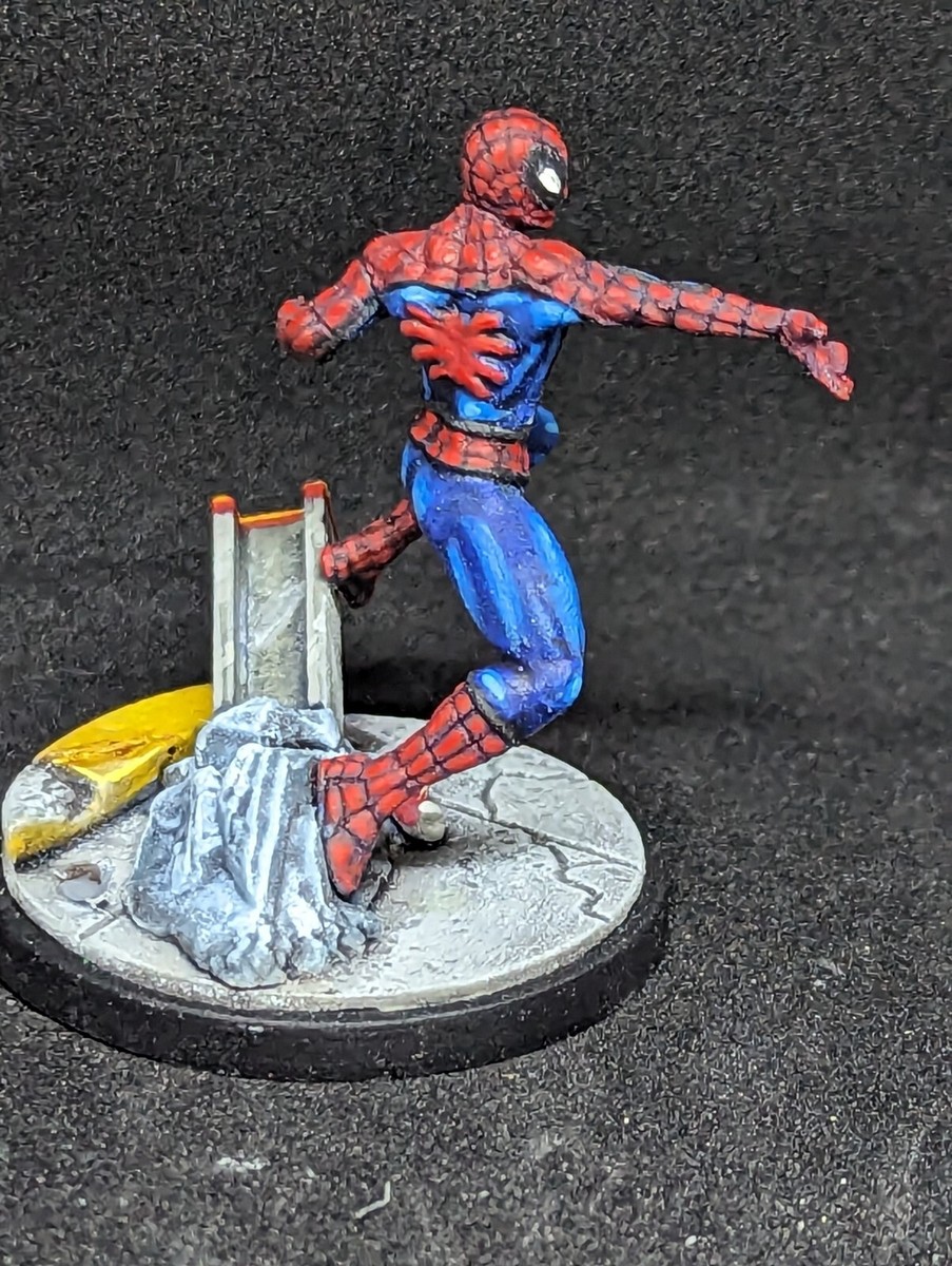 Marvel Crisis Protocol Spiderman Core Set Pro Painted 841333109363