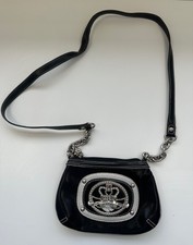 Kathy Van Zeeland Black Small Crossbody Bag Handbag Y2k