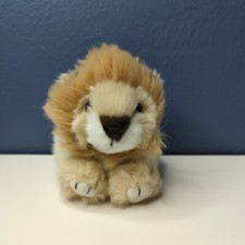 Swibco Puffkins Lancaster Lion Plush Stuffed Animal 5"