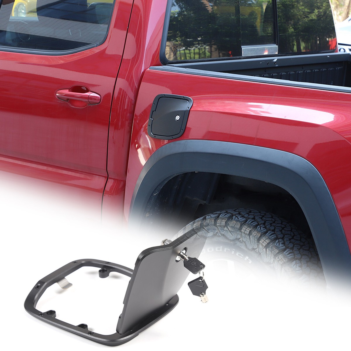 For Toyota Tacoma 2016-2022 Fuel Tank Cap w Lock Trim Cap Fuel Cap