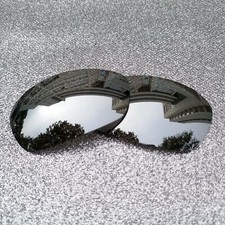 Silver Polarized Replacement Lenses For-Oakley Juliet Frame