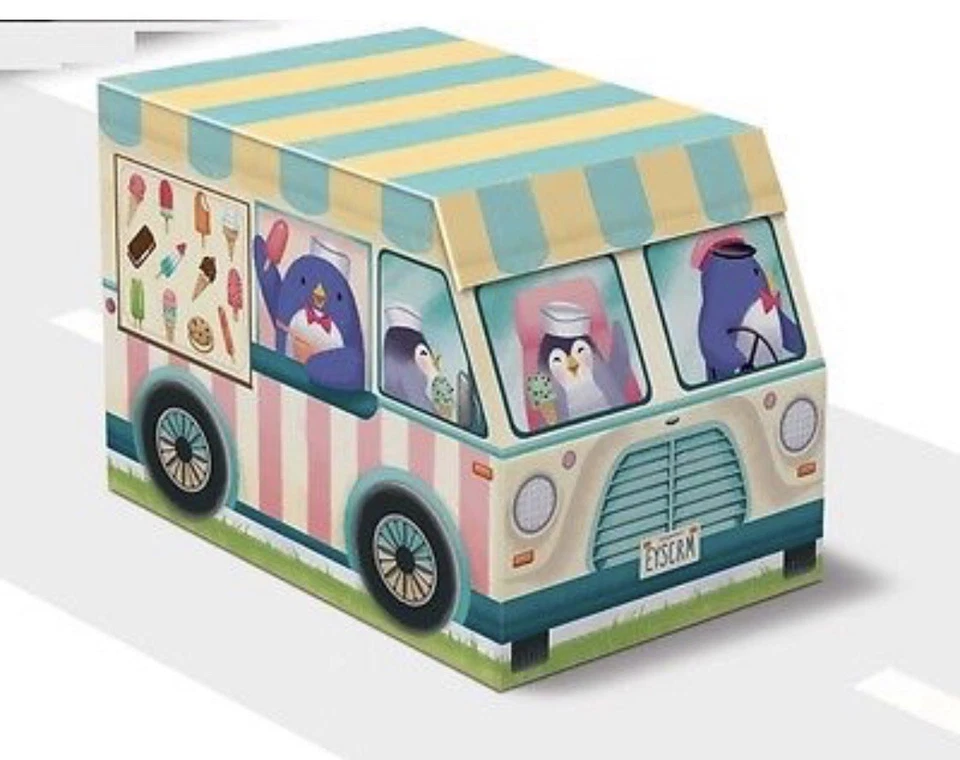 Punch Studio Nesting Boxes: Set of 3, Fire Truck, School Bus, Ice Cream Truck - Image 4 of 4