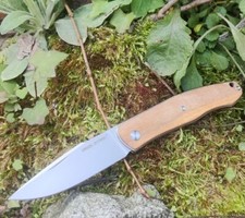 Coltello Real Steel Serenity Olive Wood Slipjoint coltello tascabile N690 acciaio folder