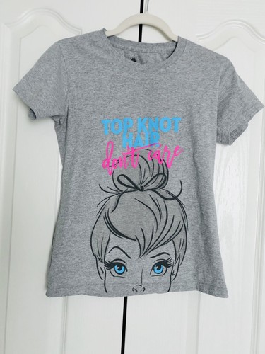 Top Knot Hair Don't Care Gray T-Shirt 