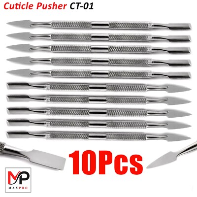 Cuticle Clean Pusher Ingrown Toenail Lifter Pedicure Nail Care Tools (10 Pcs)