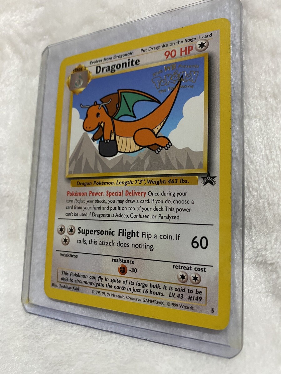 pokemon movie dragonite card Dragonite [Foil] #E12 Prices | Pokemon 1999 Topps Movie Evolution