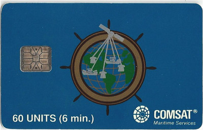 TK 50 telephone card/phonecard Comsat 60u chip S16 silver