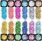 Nail Art Chunky Glitter Pot 21G All Diffrent Colours Available