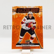 UPPER DECK 2023-24 NHL HOCKEY SERIES 2 - Orange Dazzlers DZ-72 Dawson Mercer