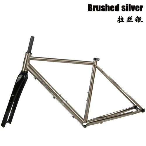 700C Carbon Road Bicycle Frameset Steel Gravel Off-Road Bike Frame Disc Brake - Picture 13 of 36