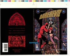 DAREDEVIL BORN AGAIN ORIGINAL PRODUCTION ART COVER FRANK MILLER and MAZZUCCHELLI