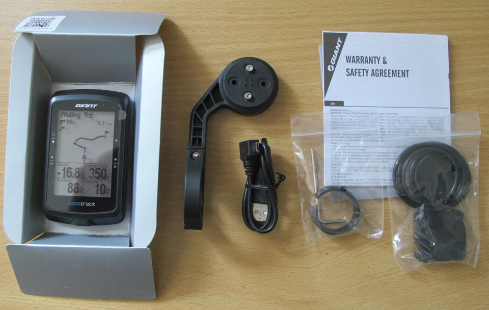 GIANT Neostrack Bicicleta de Ciclismo GPS Computadora Distancia MPH Bluetooth Foto 2 de 4