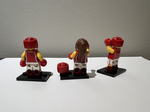 LEGO 71013 Minifigure Series 16 Kickboxer Girl #8 Boxer Lot Of 3 - Picture 4 of 4
