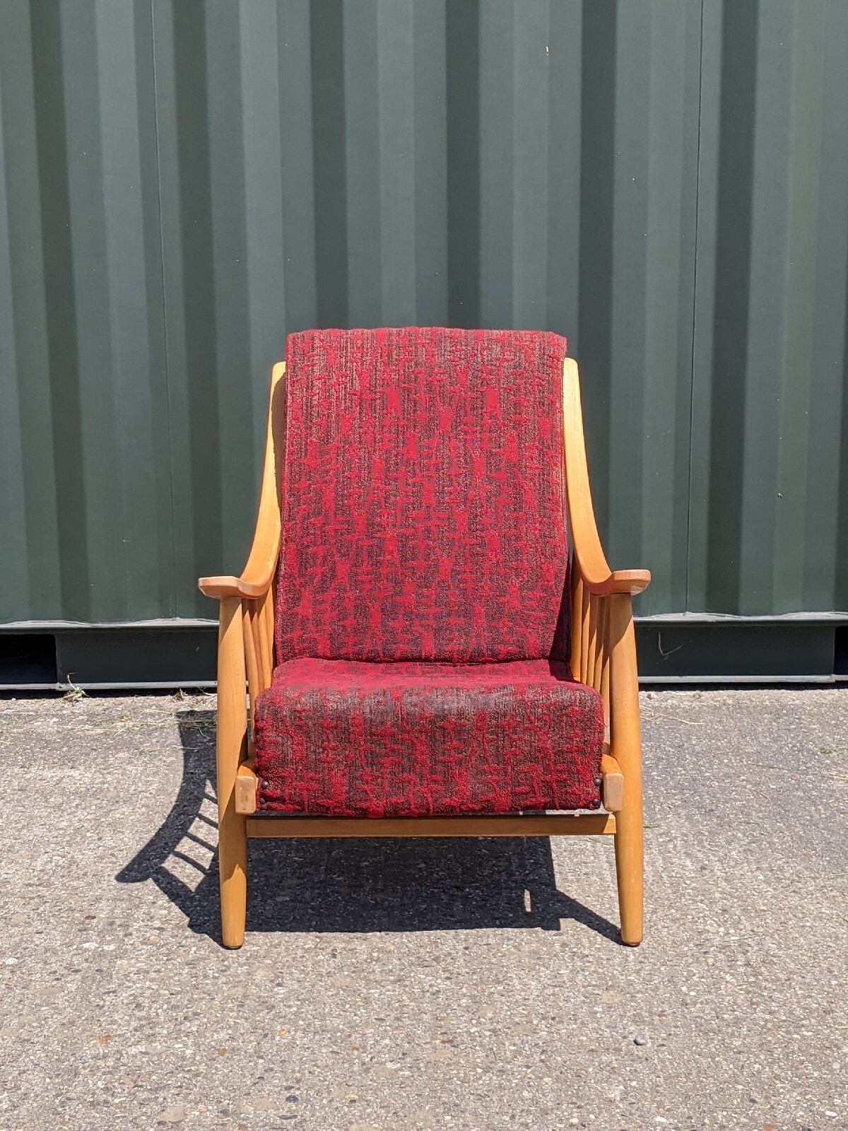 Vintage Mid Century Danish Inspired Easy Chair, Armchair eBay