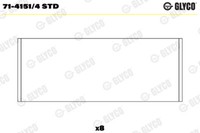 Glyco 71-4151/4 STD Pleuellager For Ford Ford Africa