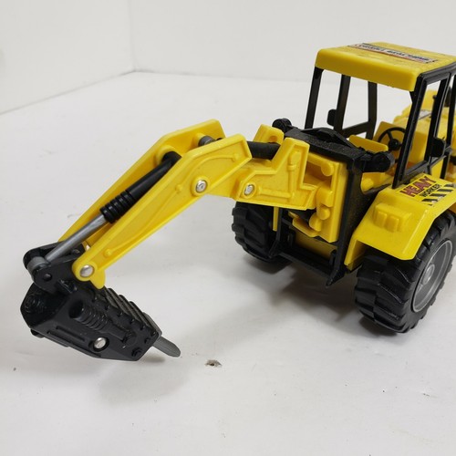LWNR 1990s Yellow Loader With Jack Hammer Attachment with Cab Tractor - Picture 7 of 11