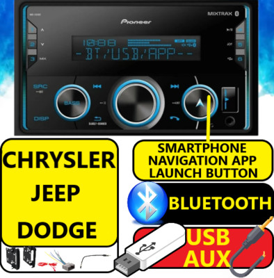 CHRYSLER JEEP DODGE PIONEER BLUETOOTH USB AUX CAR RADIO STEREO