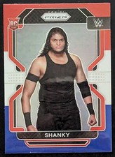 Shanky 2022 WWE Panini Prizm Red White Blue Prizm #120 Rookie Card