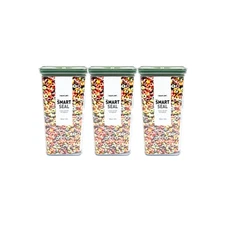 Neoflam 3 Set Airtight Dry Food Storage Containers, Kitchen Pantry Canisters