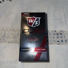 Genuine Wilson Staff 2 Duo Longer And Softer Golf Balls In Box New