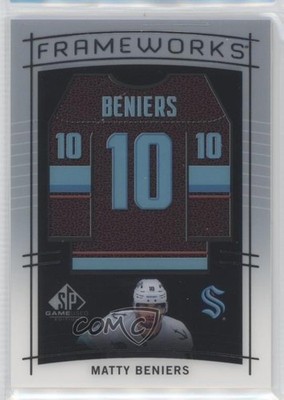 2024-25 Upper Deck SP Game Used Frameworks Matty Beniers #F-MB 1b6v
