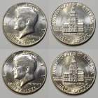 1976 P/D Bicentennial Kennedy Half Dollars (2 Coins) - UNC (Lot #3)