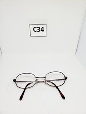 Vintage Nintendo Metal Oval Eyeglasses FRAMES ONLY kids nf-202 44-20 130