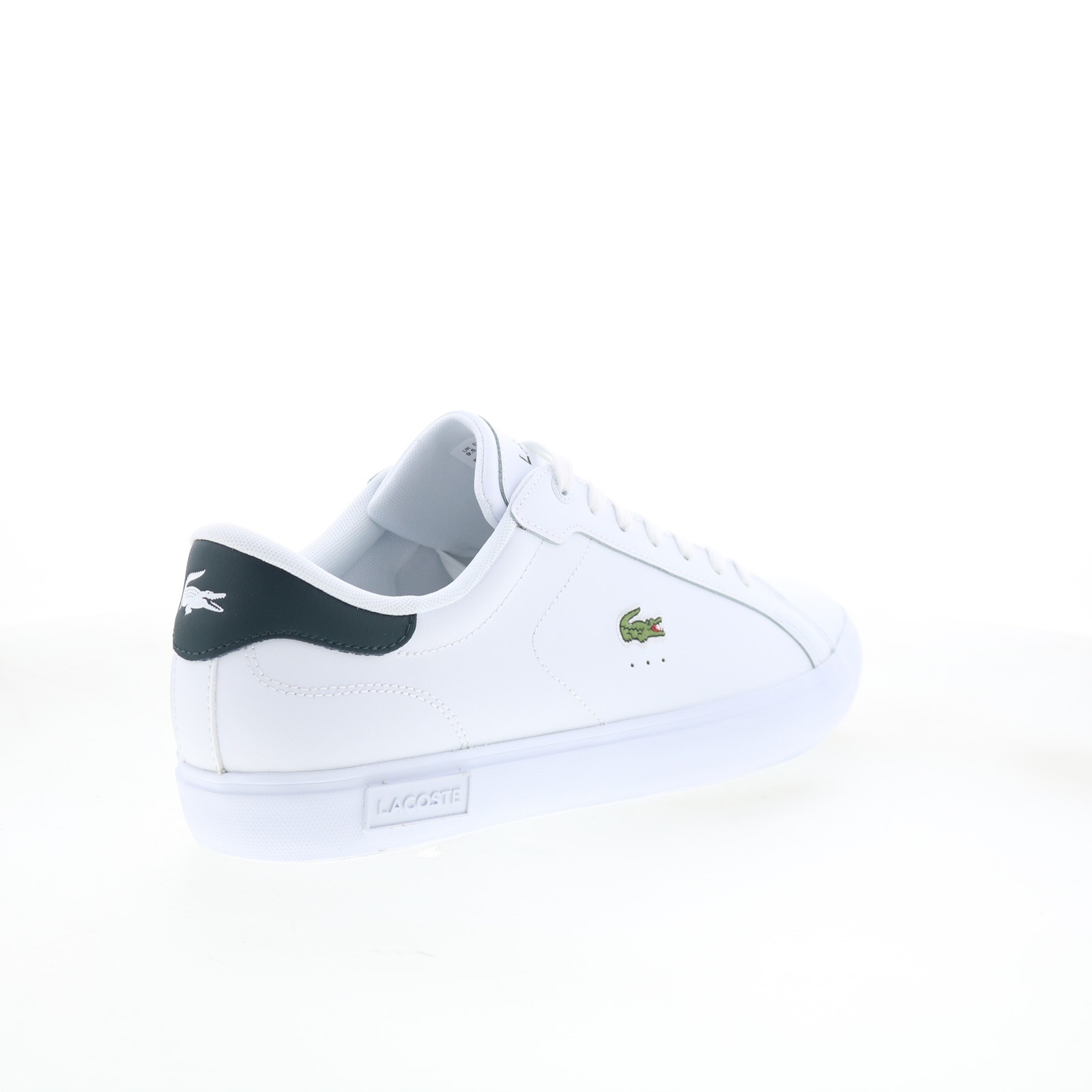 Lacoste Powercourt 125 2 SMA Mens White Leather Lifestyle Sneakers Shoes thumbnail 8