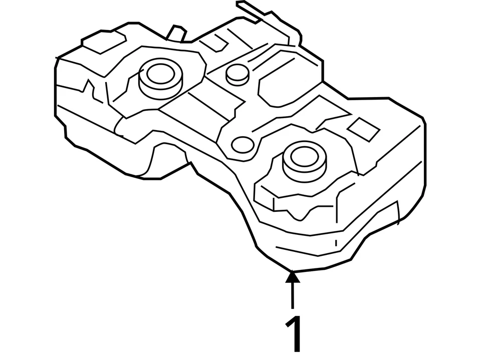 Used Fuel Tank fits: 2013 Nissan Rogue AWD Grade A Foto 4 de 4