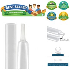 Listed 2 inch 3:1 Waterproof Clear Heat Shrink Tubing Marine Grade Wire Cable...