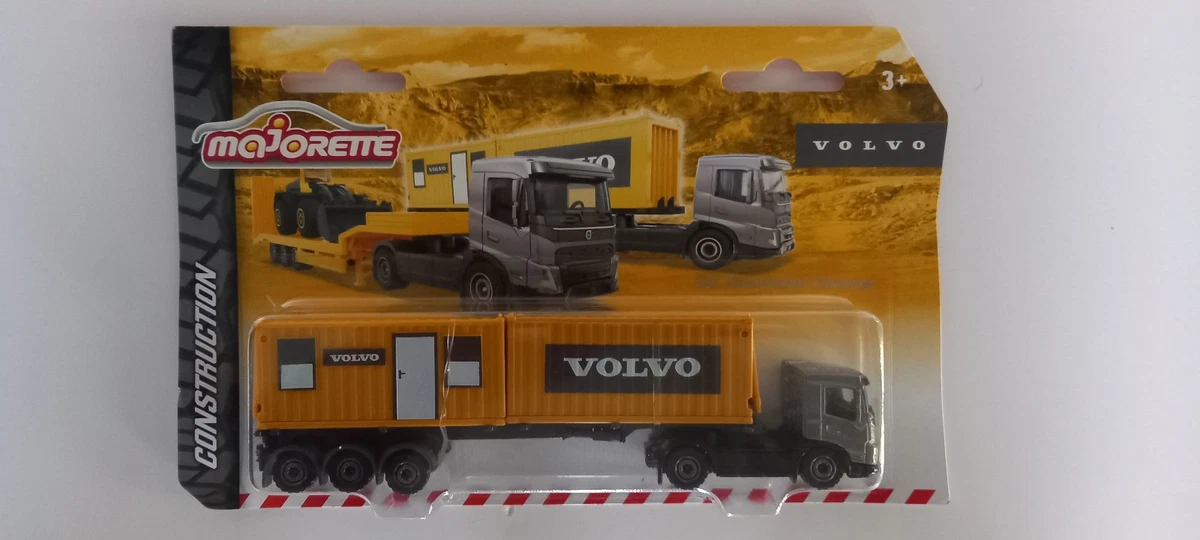 Camion Porte-engins Majorette Kenworth Vert 1/87 - Fardier Vintage 1985