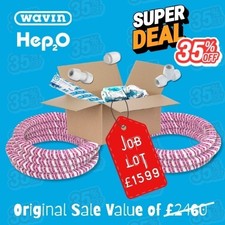 Hep2O Bulk Deal - Mixed Job Lot of 15mm 22mm 28mm Hep2O Fittings and Pipe