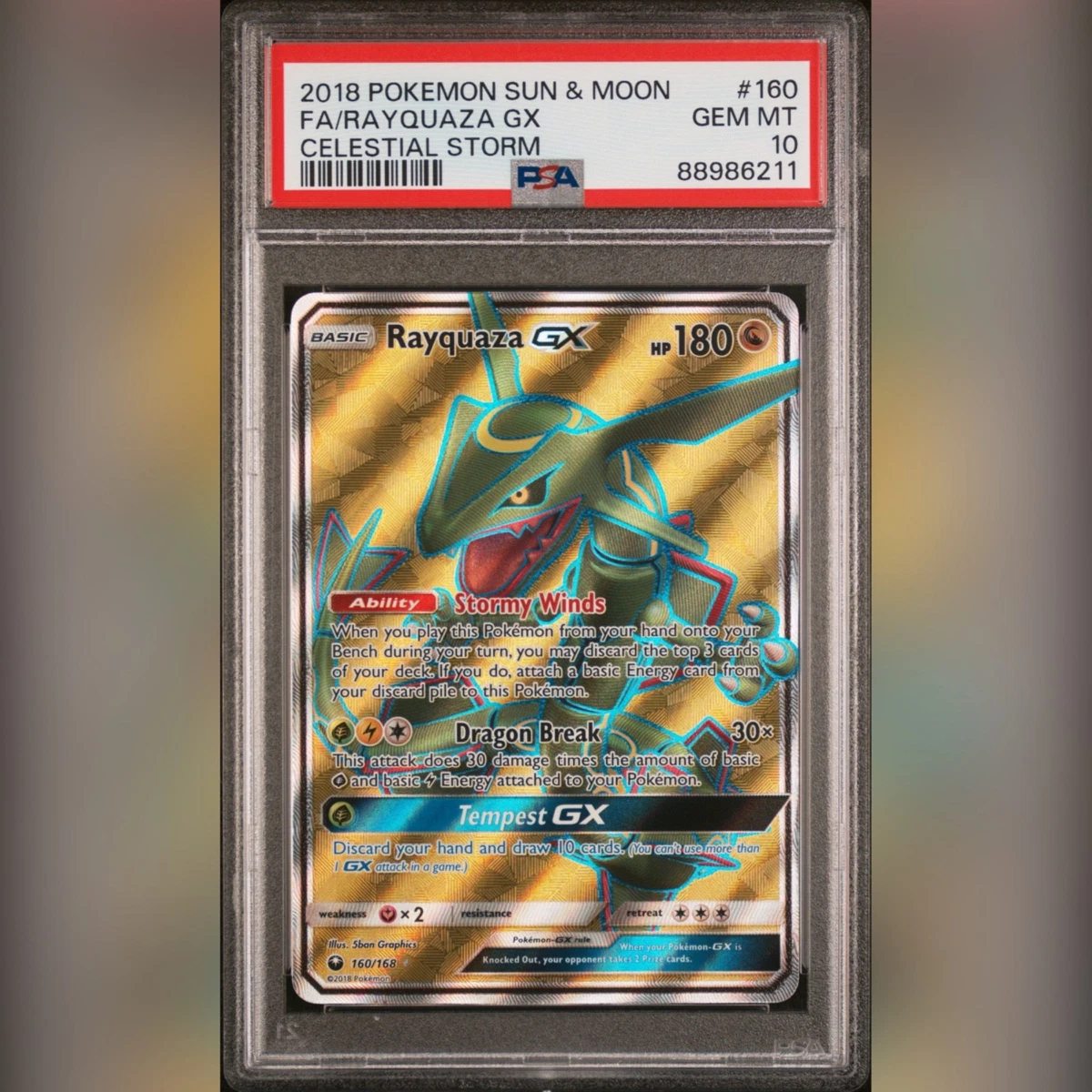 Rayquaza Pokémon TCG Professional Sports Authenticator (PSA) Grade