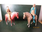 Vintage Marx Toys Jane & Jamie West with Horses & More