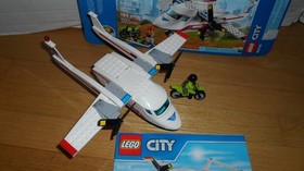 LEGO 60116 City Ambulance Plane With Manual and Box Incomplete