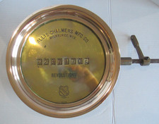 Vtg Allis Chalmers Steam Revolution Counter Machine Engine Tractor Ship Gauge