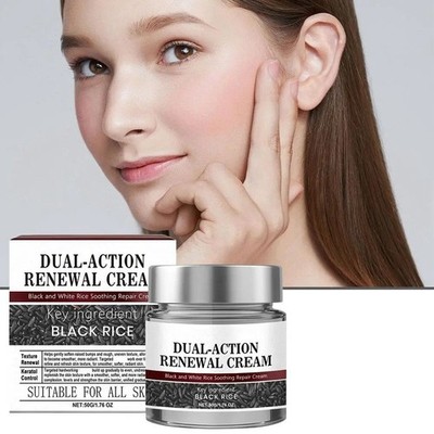 Black-Rice Soothing Cream 50g Keraerase Dual-Action Renewal Anti Aging Skin Care