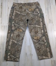 Vintage Carhartt Pants Mens Fits 38x29 Realtree Camo Carpenter USA Made B235977