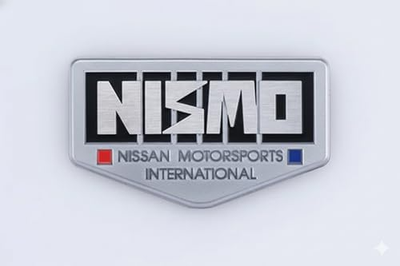 NISMO 40th Anniversary Reproduction Pentagon Emblem Badge 99993