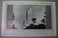 Affiche de nouvelles 1936 : SANCTUAIRE WILL ROGERS du SOLEIL ; Colorado Springs ; Cheyenne Mtn.