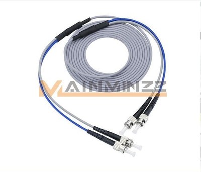 20M ST-ST Armored Fiber Cable Multi-Mode Duplex Optical Patch Cord Fiber Pigtail