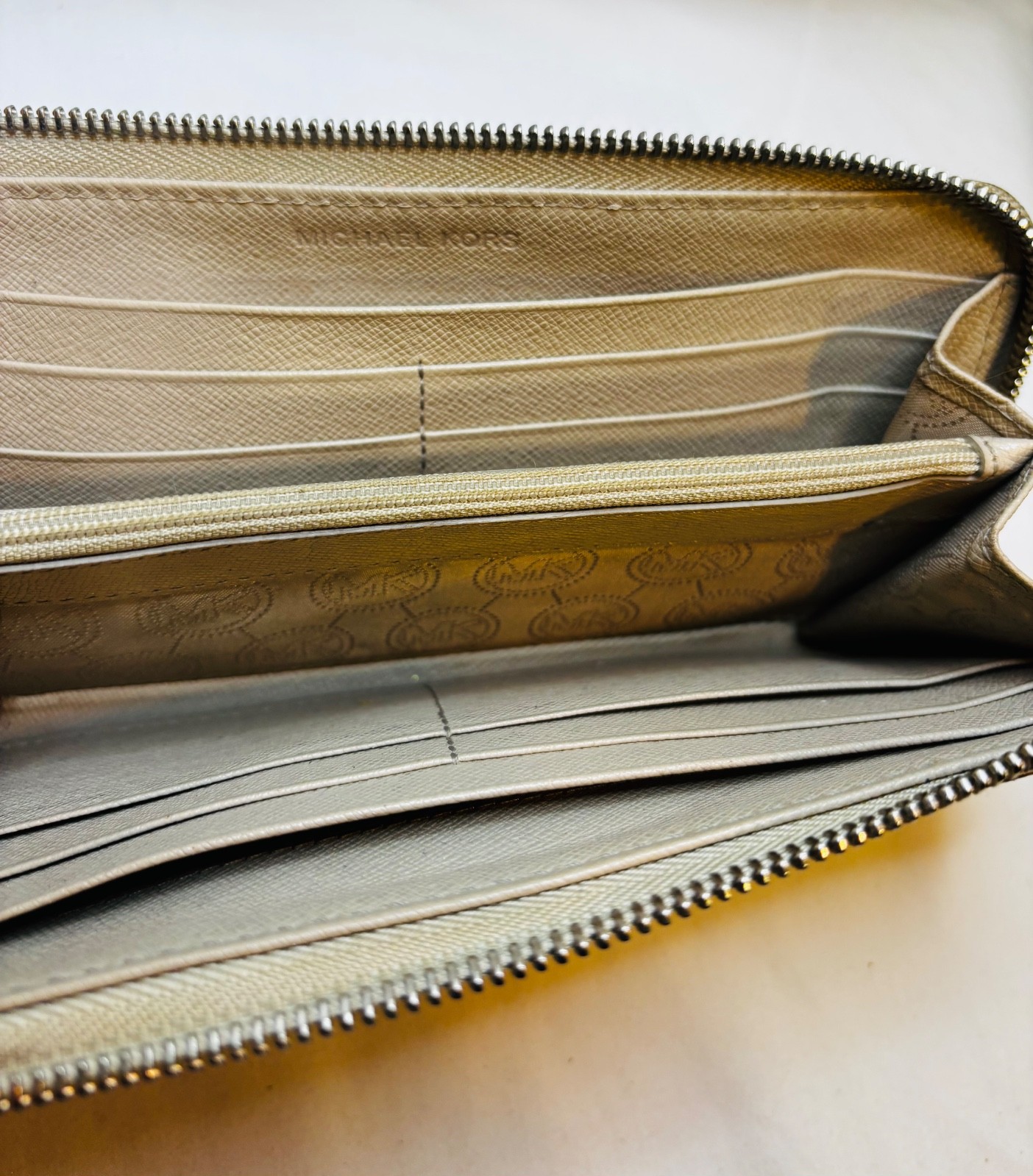 Michael Kors Jet Set Python Pattern Leather Zip A… - image 5