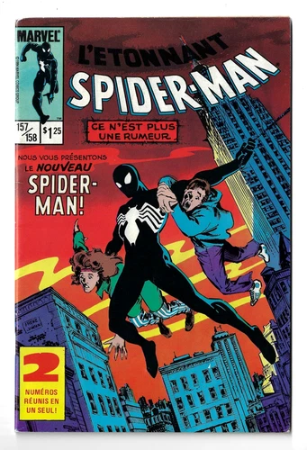 L'Etonnant Spider-Man 157/158 1st App Black Suit Double-Issue 1984 C2625
