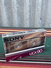 Used) Sony UCX 90 Blank Audio Cassette Tape Type II High Bias, Japan 1982