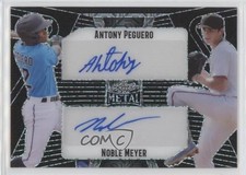 2023 Leaf Metal Dual Black Mojo 1/4 Antony Peguero Noble Meyer #DA-3 Auto 7s2