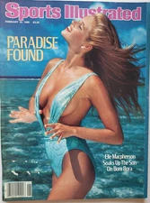 1986 ELLE MACPHERSON SWIMSUIT Sports Illustrated PARADISE FOUND IN BORA NO LABEL