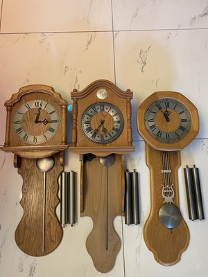 Wanduhren Freischwinger 3 Stück Schmeckenbecker, Hermle , Tempus